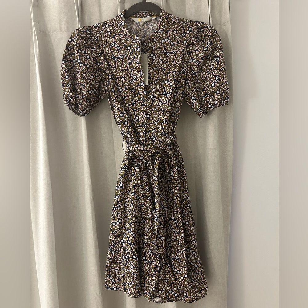 BODEN Tiered Shirt Dress Size 2P